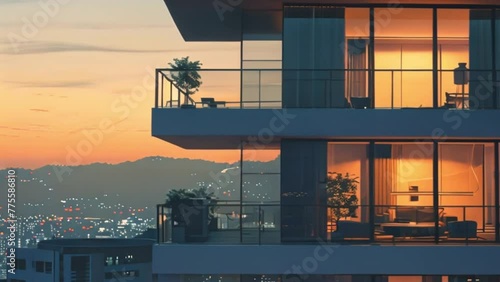 video beautiful house high and multi-storey flat design  photo