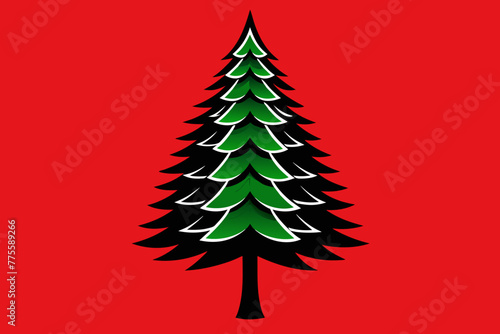 Loblolly pine tree vector design