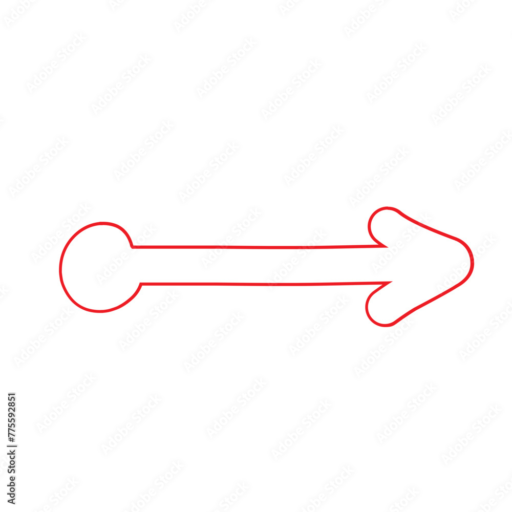 Arrow Outline Doodle Arrow Outline Doodle