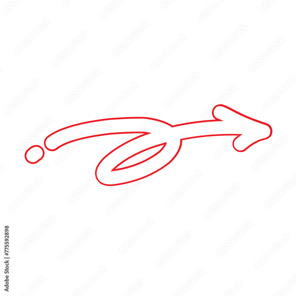 Arrow Outline Doodle Arrow Outline Doodle