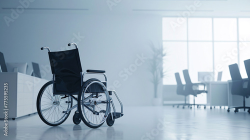 wheelchair in the office and hospital