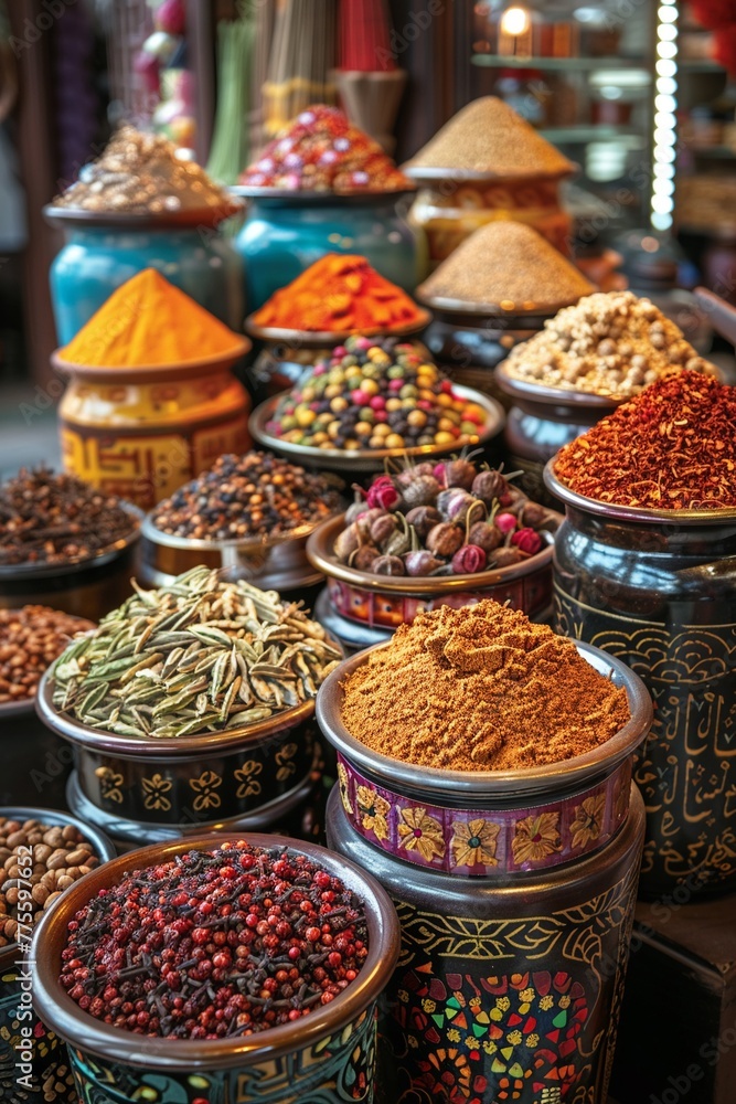 Spice Market Stalls Weave a Tapestry of Aroma in Culinary Business