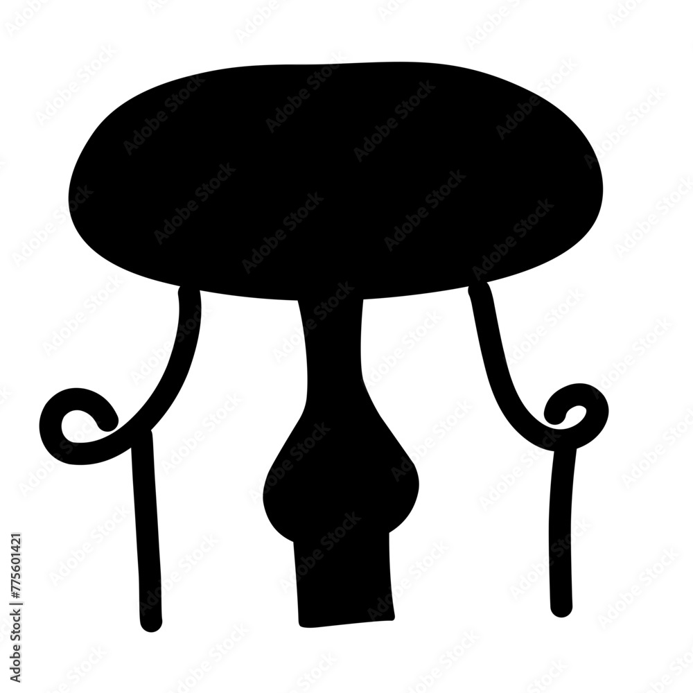 table silhouette icon table silhouette icon