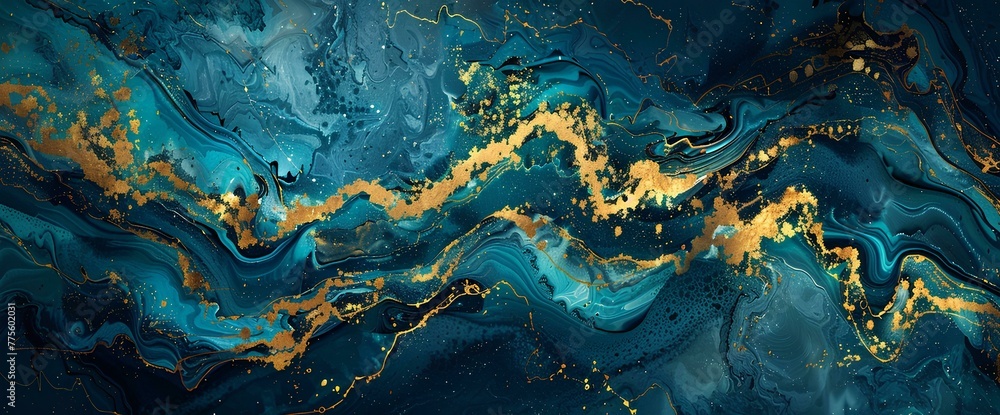 Luxury blue and gold Marble abstract acrylic background. Marbling artwork texture. Agate ripple pattern. Gold powder. Luxury blue and gold Marble abstract acrylic background. Marbling artwork texture. Agate ripple pattern. Gold powder.