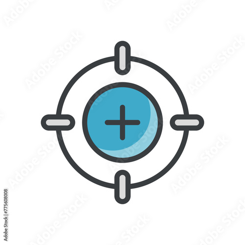 Focus vector icon