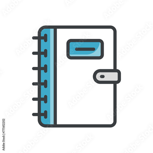 Address Book vector icon