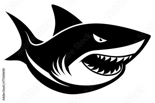 shark silhouette vector illustration