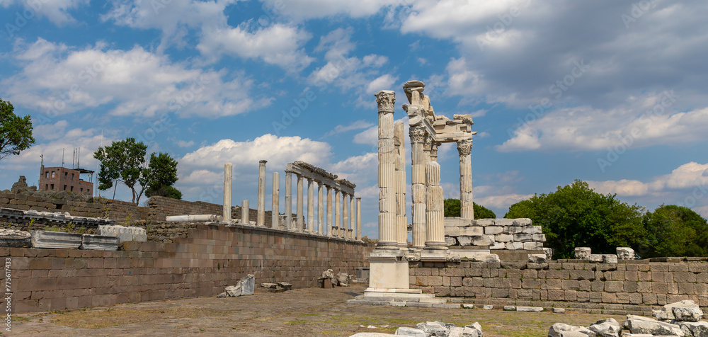The Temple of Trajan in Pergamon Ancient City