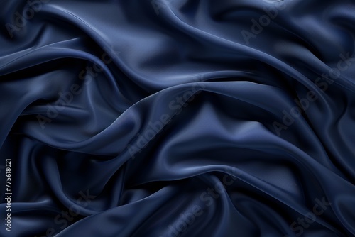 Close Up View of Blue Fabric