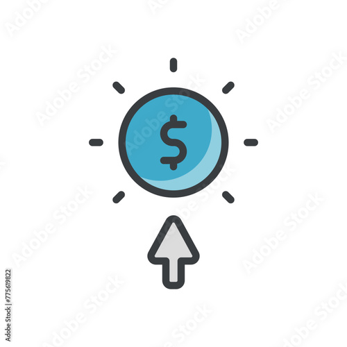 Pay Per Click vector icon