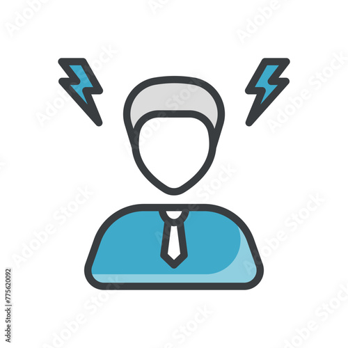 Job Tension vector icon
