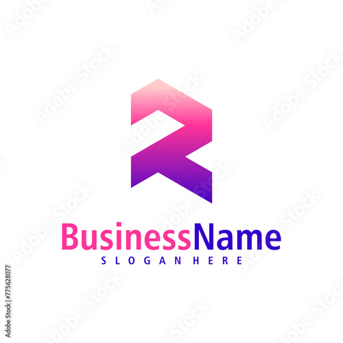 Free Download Letter R logo design vector. Creative Initial R logo concepts template - GFXLoad