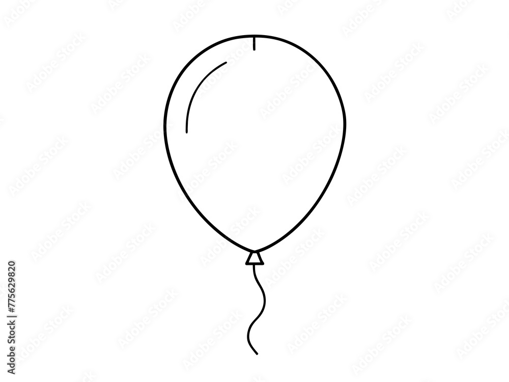 balloon isolated on white background balloon isolated on white background