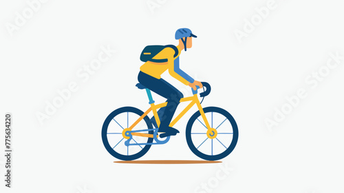 Bicycle ride vector icon. filled flat sign for mobile
