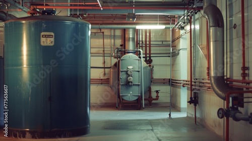 Wallpaper Mural Large water heaters in commercial buildings and water heaters Torontodigital.ca