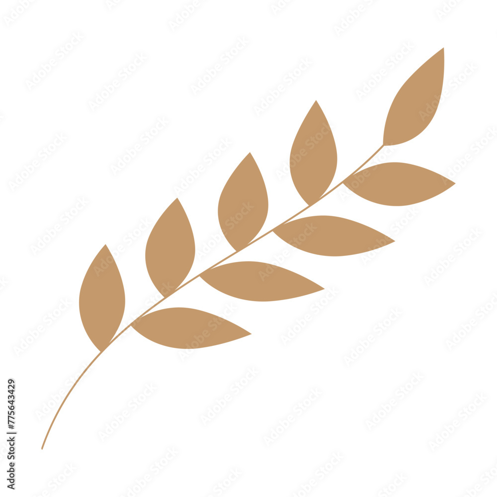 Abstract Boho Palm Leaves Abstract Boho Palm Leaves