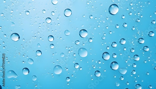 Azure Elegance: Light Blue Background with Water Drops for a Serene and Sophisticated Look.