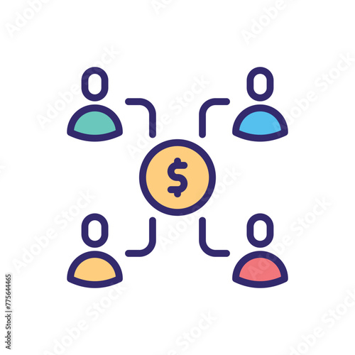 Employee Costs vector icon