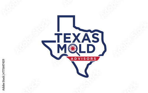 Texas mold logo design template
