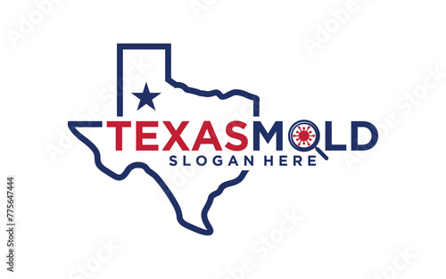 Texas mold logo design template