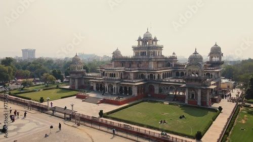  Aerial View: Albert Hall Museum, Jaipur, Rajasthan, India photo