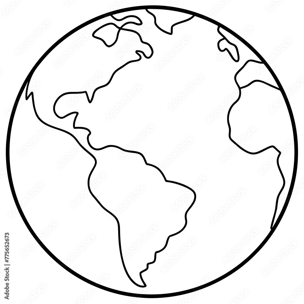 earth line art one single continuous one line out line vector art drawing and tattoo design,vector silhouette illustration earth line art one single continuous one line out line vector art drawing and tattoo design,vector silhouette illustration
