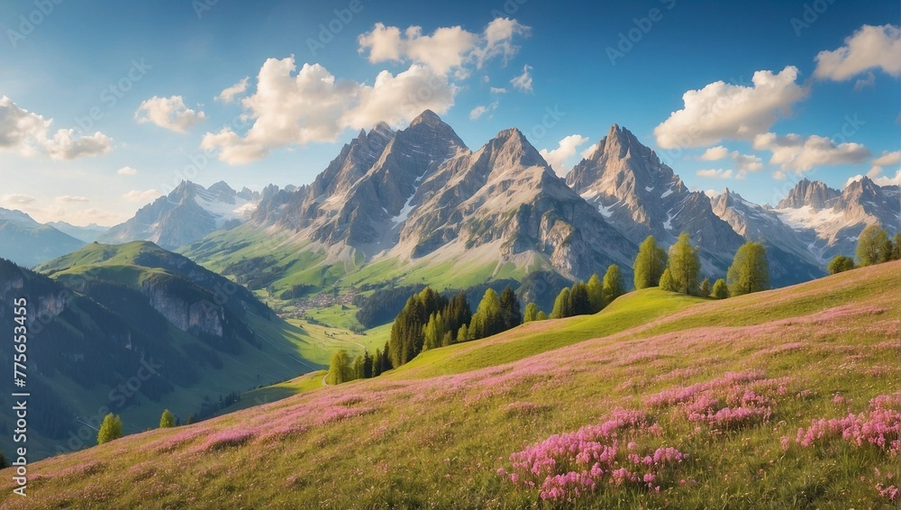 Fototapeta premium landscape in summer