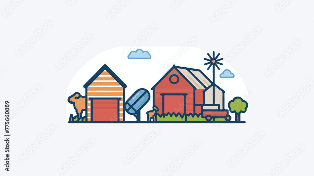 Smart farm farm icon. Element of smart farm icon.