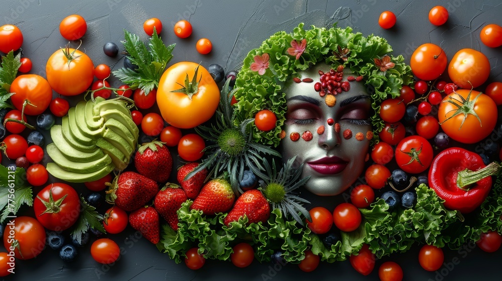 Artistic Presentation: Arrange food creatively, incorporating artistic elements like symmetry or asymmetry Artistic Presentation: Arrange food creatively, incorporating artistic elements like symmetry or asymmetry