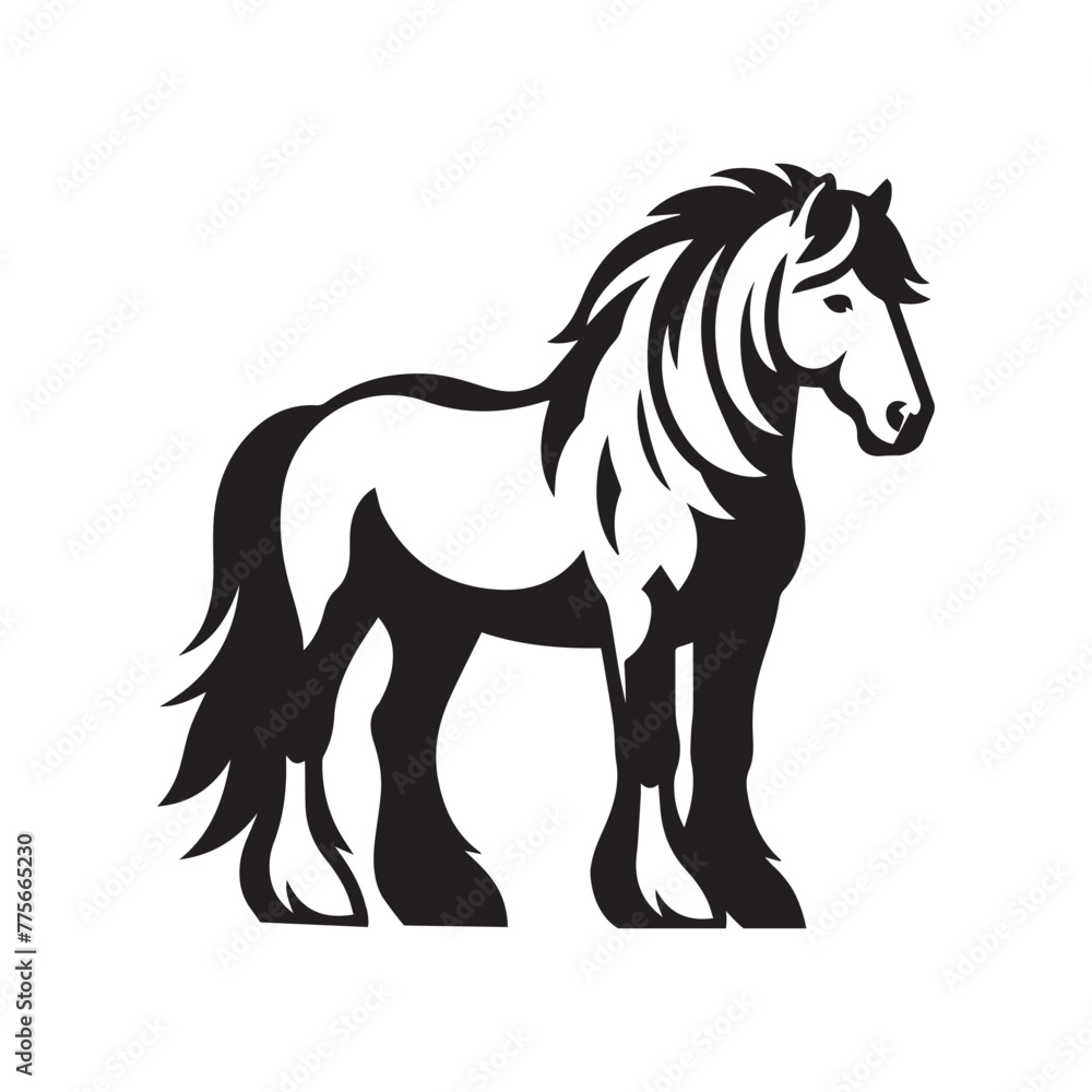 a black and white drawing of a horse on a white background
a black and white drawing of a horse on a white background