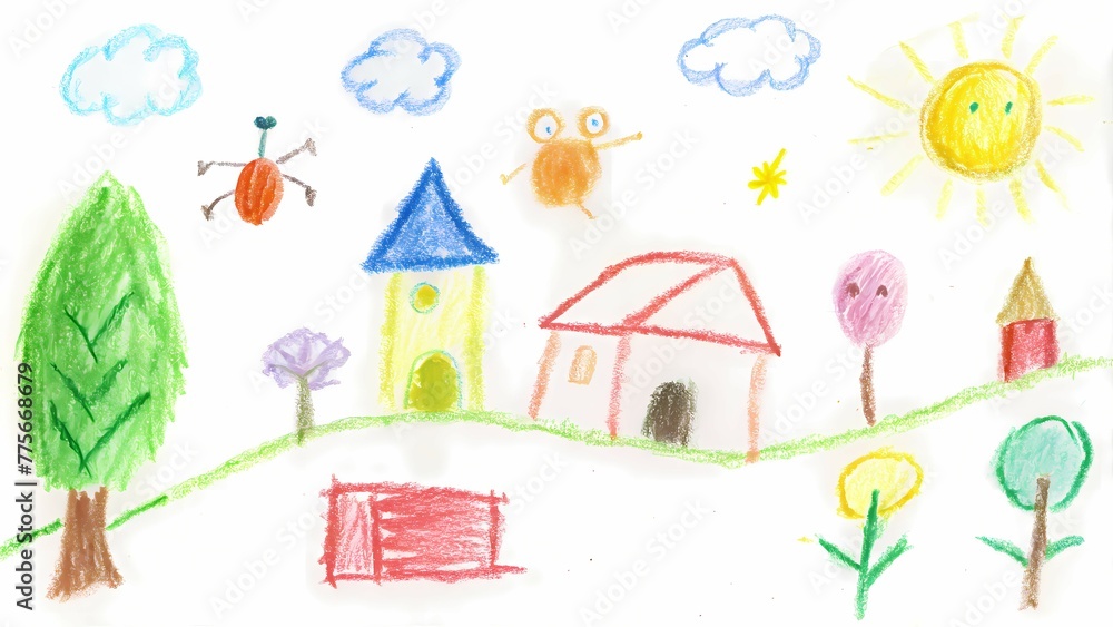 Joyful Colors, 4-7 Years Old Artist's Crayon Masterpieces Joyful Colors, 4-7 Years Old Artist's Crayon Masterpieces