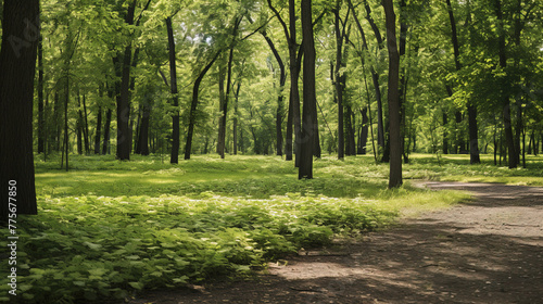 path in the forest.