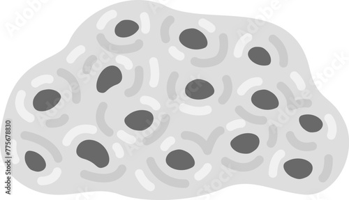 カエルの卵のイラスト