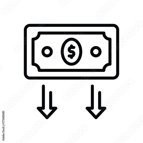 Lower Cost vector icon