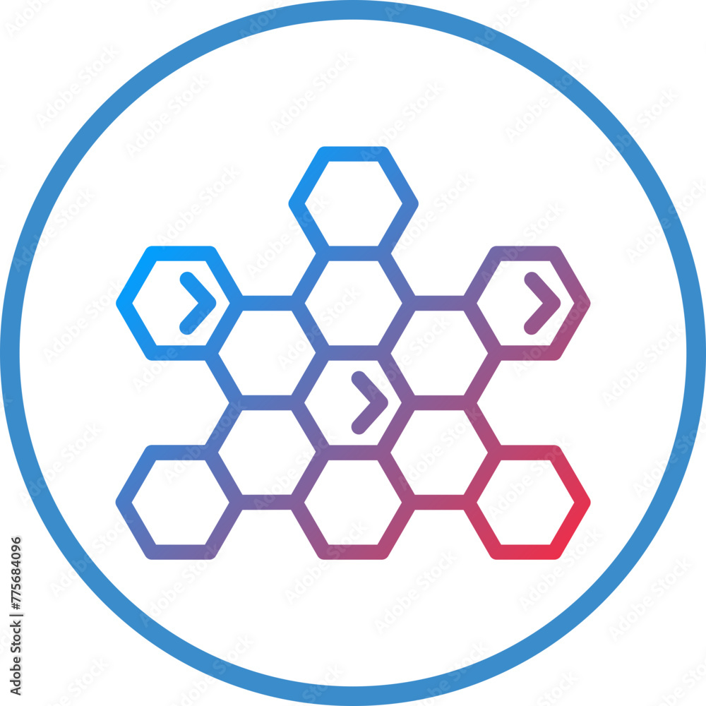 Vector Design Honeycomb Icon Style Vector Design Honeycomb Icon Style
