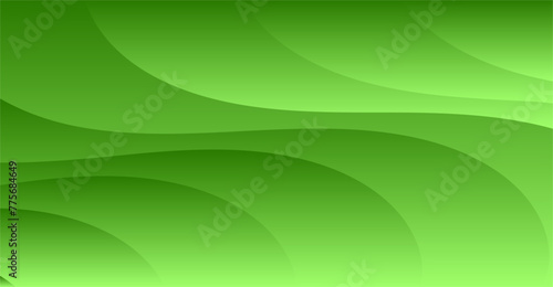 abstract green curve modern background