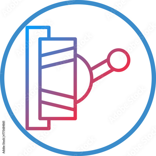 Vector Design Disconnect Switch Icon Style