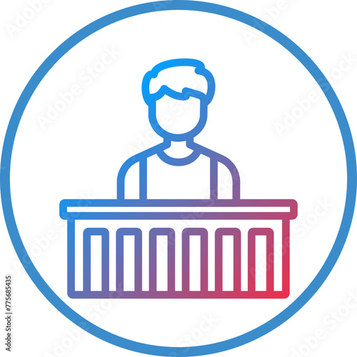 Vector Design Witness Icon Style