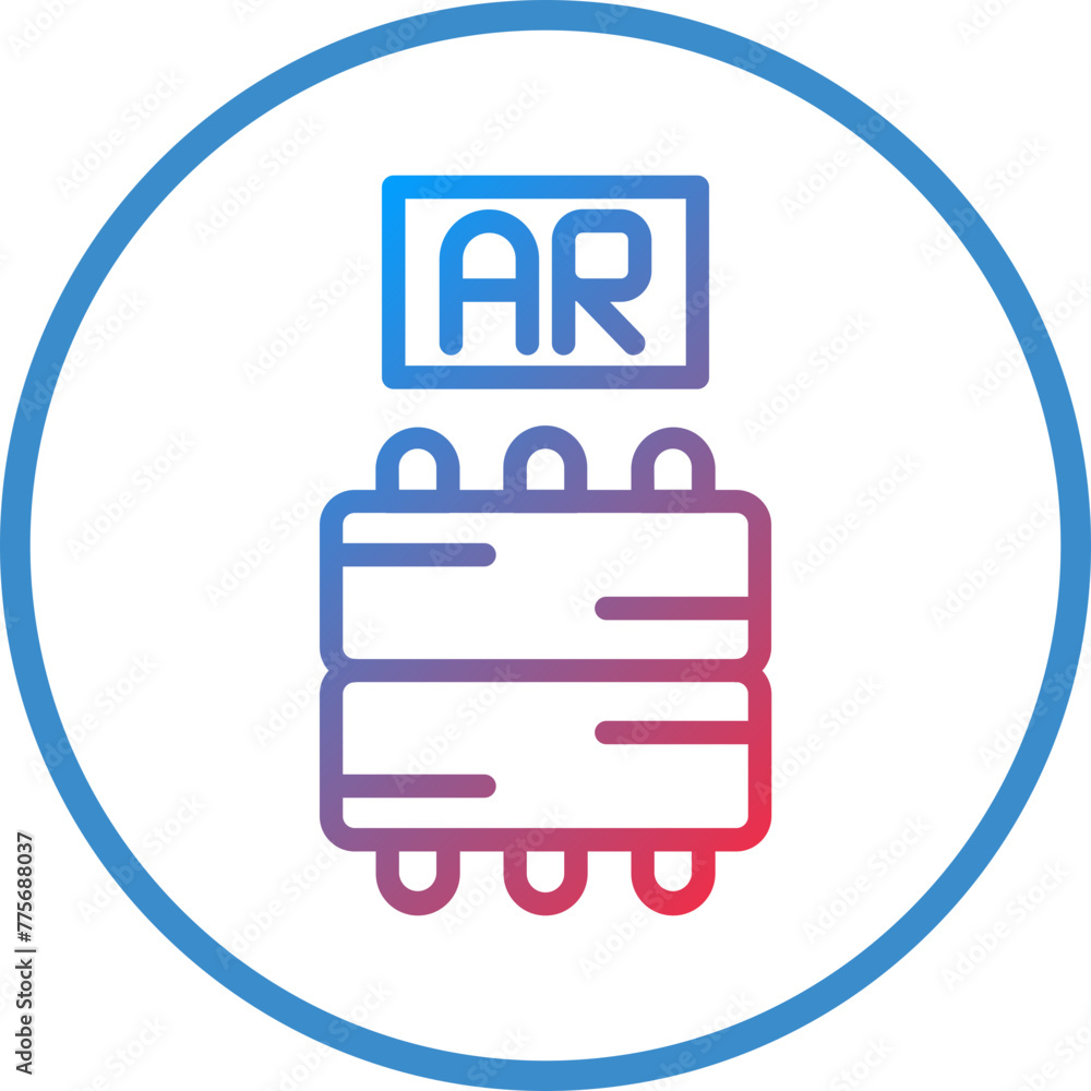 Vector Design Ar Building Blocks Icon Style Vector Design Ar Building Blocks Icon Style