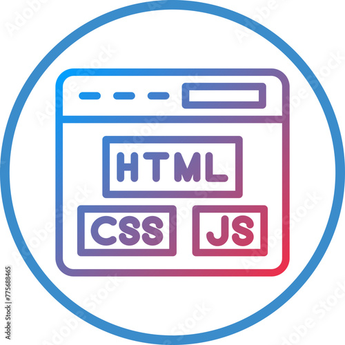 Vector Design Html Js Css Icon Style