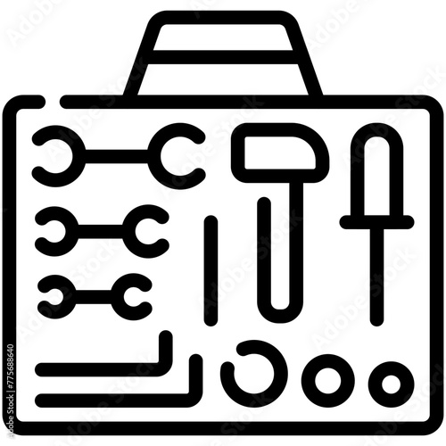 toolbox line icon