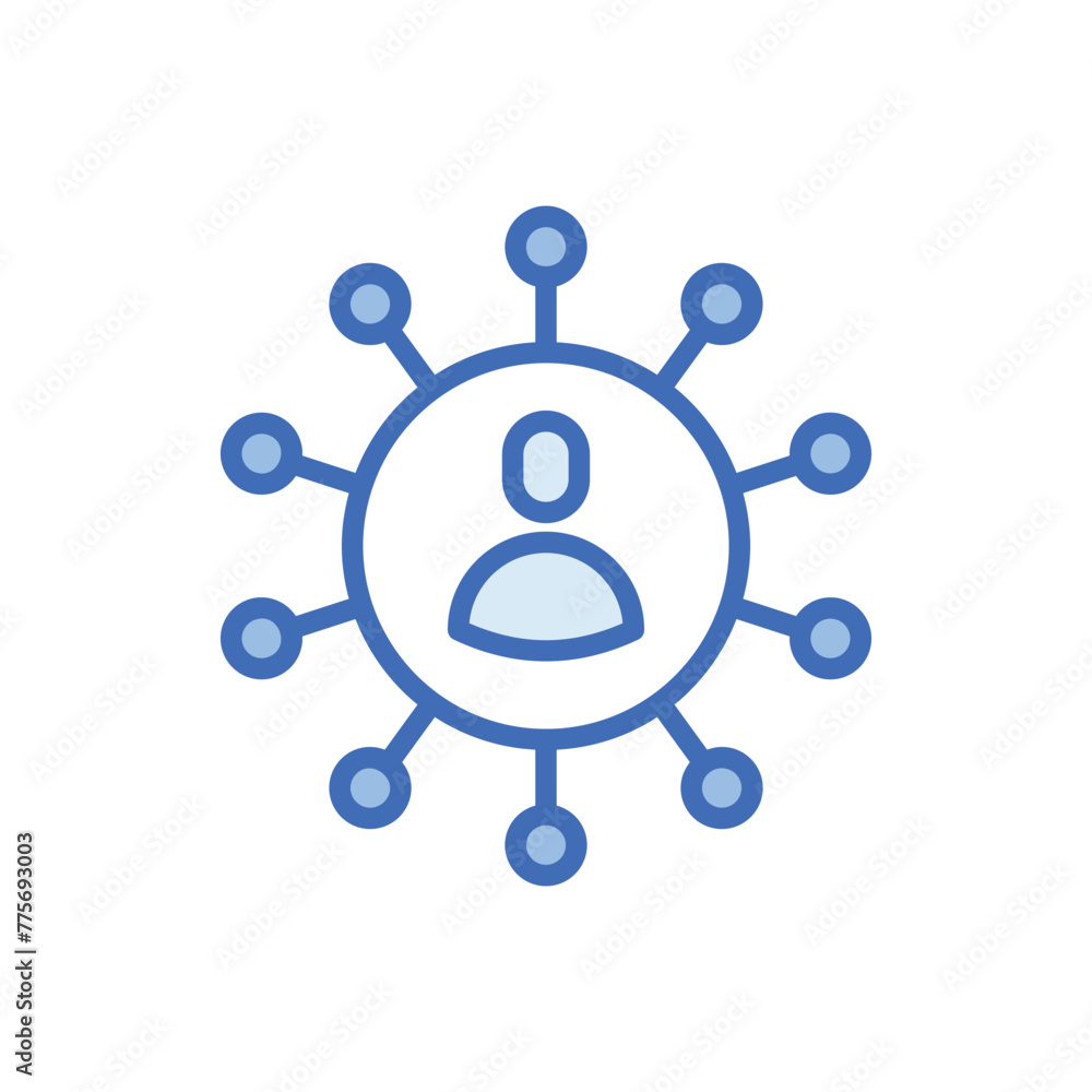 Self Organization vector icon Self Organization vector icon