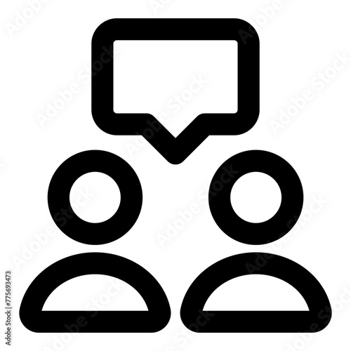 conversation icon vector illustration asset element