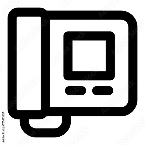 intercom icon vector illustration asset element
