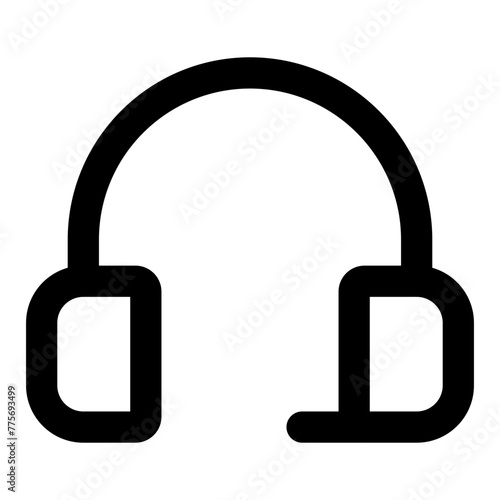 headset icon vector illustration asset element