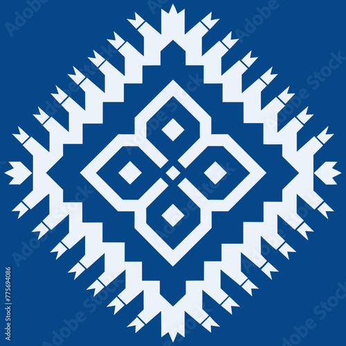 Azulejos portuguese azulejos vector pattern
