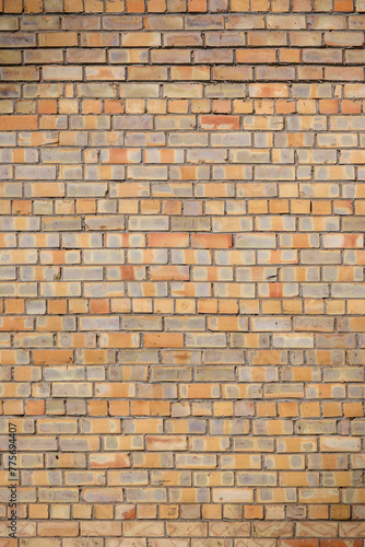 Texture, yellow brick wall, smooth masonry, ideal home, construction 1