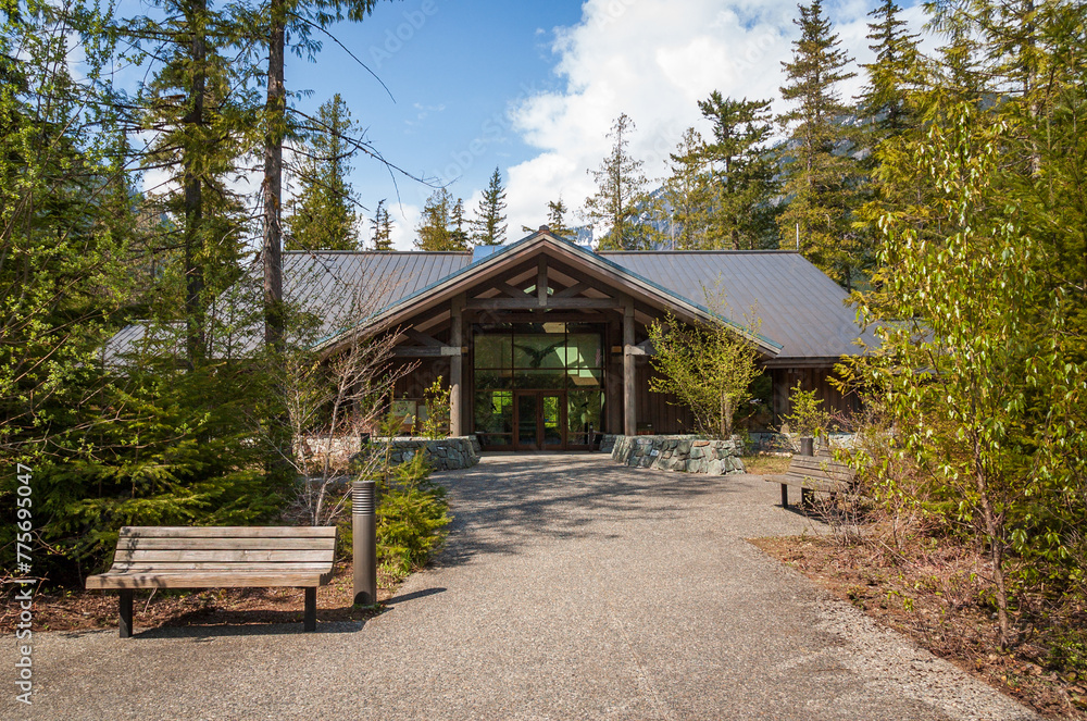 The Visitor Center at North Cascades National Park in Washington State The Visitor Center at North Cascades National Park in Washington State
