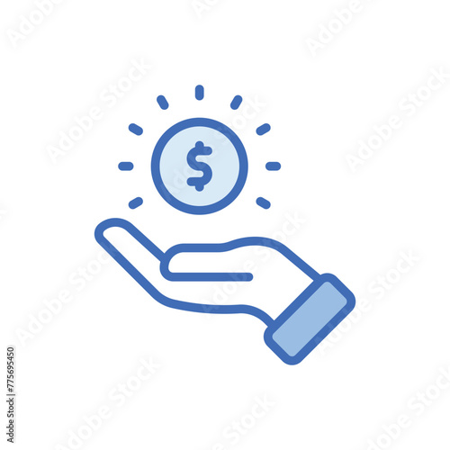 Loan Money vector icon