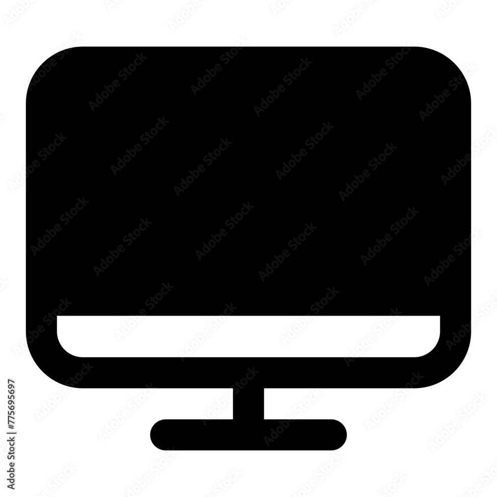 monitor icon vector illustration asset element monitor icon vector illustration asset element